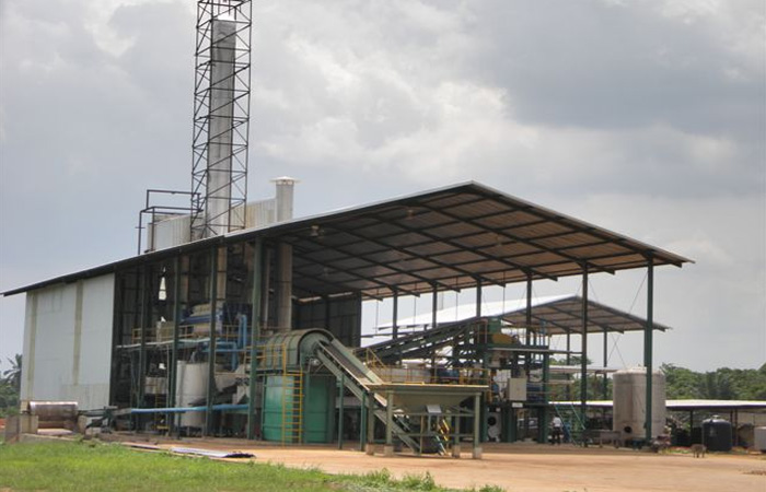 Cassava starch production plant installed.jpg
